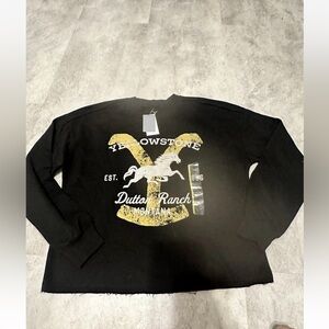 Black Yellowstone Dutton Ranch Sweatshirt